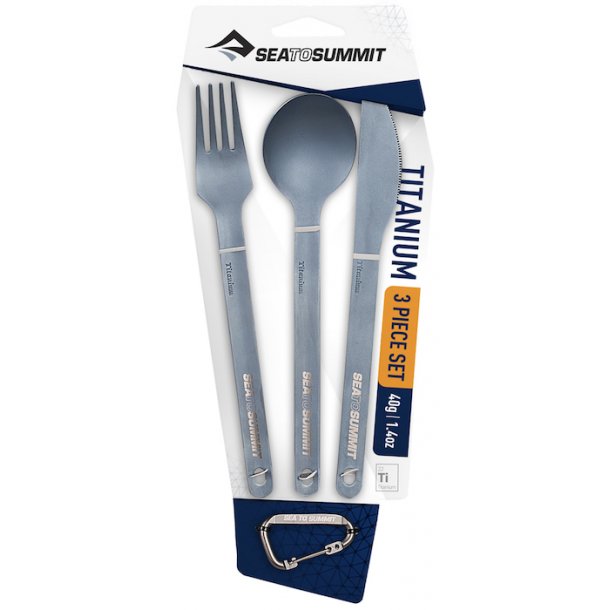 Sea to Summit - 3-piece cutlery in Titanium