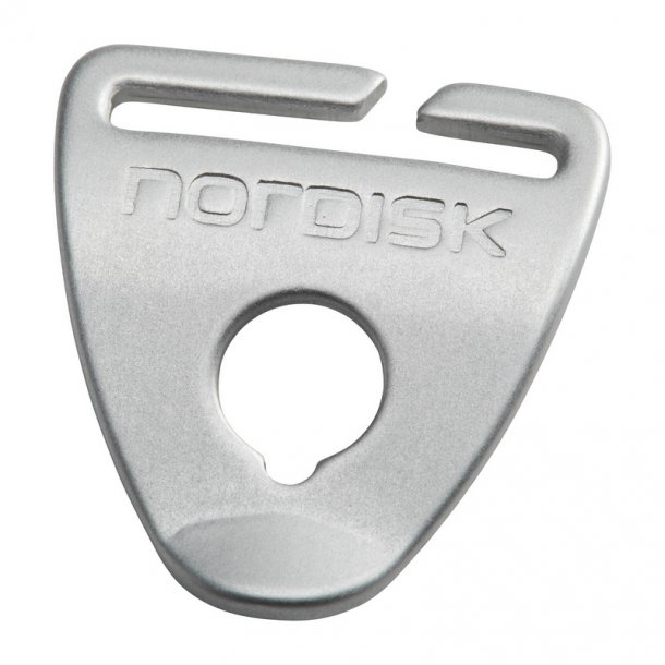 Nordic - Tensor de cable deslizante para casco de aluminio 25 mm (paquete de 6)